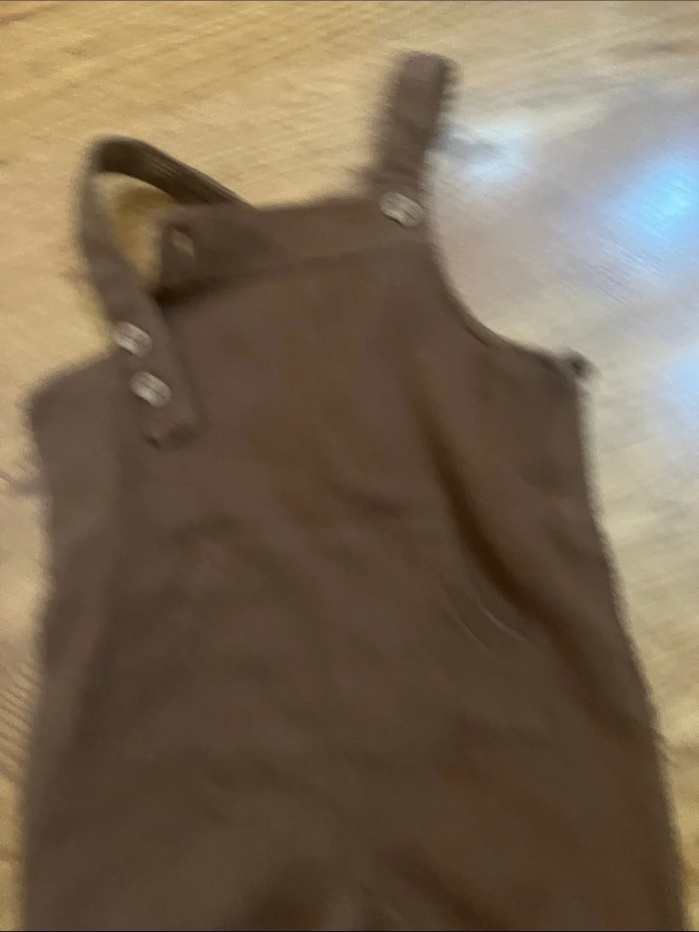Carter's Brown Ribbed Overalls with Front Pocket and Thanksgiving T shirt